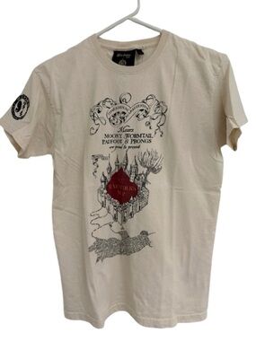 Warner Bros. Harry Potter Short-Sleeve Marauders Map Graphic Tee